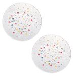 DANSK bubble confetti salad plate pair 791 270/2 (japan import)