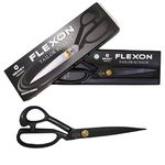 GEMSY Flexon 10 Inch Tailoring Scissors For Cloth Cutting, Sharp Fabric Sewing Carbon Stainless Steel Tailor Scissor, Best Multipurpose Shear For Office, Craft, Ladies, Vegetable Cutter