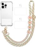 BERITNI Phone Lanyard, Crossbody Cell Phone Lanyard, Adjustable Gear Beast Phone Holder, Universal Phone Chain Strap for Women Girls, Pink