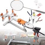 Aluminum Alloy Wire Stretcher - Stringing Tool, Badminton Racket Stringing Machine - 6-Point Mounting System, for Tennis, Badminton Rackets, Badminton Rackets