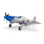 E-flite RC Airplane P-51D Mustang 1.2m BNF Basic (Transmitter, Battery and Charger Not Included) with AS3X and Safe Select “Cripes A’Mighty 3rd”, EFL089500