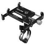 Bike Bicycle Motorcycle Bike Mount Holder Aluminum Alloy 360 Degree Rotation Adjustable for iPhone X 6 6S 7 7s 8 Plus Samsung S7 S6 S5 Note 5/4 GPS Mount 4-6 Inch