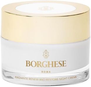 Borghese Radiante Renew & Restore Night Creme - Hydrating Barrier Night Cream with Castor Oil, Shea Butter, & Vitamin B3, for All Skin Types