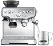 Sage - The Barista Express - Bean to Cup Coffee Machine with Grinder and Milk Frother, Brushed Stainless Steel