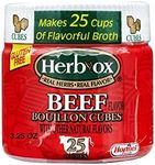 HERB-OX Beef Bouillon Cubes, Beef Stock Seasoning, 25 Ct, 3.25 oz