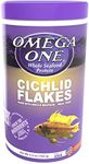 Omega One Cichlid Flakes, 5.3 oz