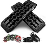 X-BULL New Recovery Traction Tracks Tire Ladder for Sand Snow Mud 4WD(Black)