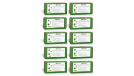 Humusziegel Light Potting Soil - 10 x 650 g Coconut Soil - Humus Brick Briquette Coconut Fibre Substrate - Potting Soil Seed Sowing Compost Planting Humus for Table and Flower Box