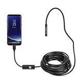 Usb Android Endoscope Pancellent 2.0 Megapixels CMOS HD 2 in 1 Waterproof Borescope Inspection Camera Rigid Snake Cable (5 Metes) for Smartphone Tablet Device