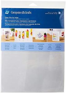 Grafix Clear Ink Jet Film 8.5"X11" 6/Pkg, 8-1/2" x 11", 6 Count