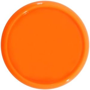 ITSYHPRO 100PCS Planner Discs For Discbound Notebook Accessories 32mm Plastic Arc Expansion Disc Rings For Planners Supplies(Orange,1.25"(32 mm)