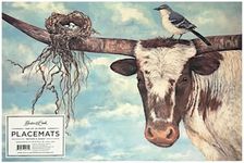 Buford & Agnes Paper Placemats for Dining Table - Set of 24 American Made