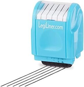 LEGILINER- Music Staff, BLUE, Rolling, self-Inking Stamp. 5 line Stamp Tool for Music Teachers