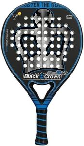 Black Crown - Pala de Padel Piton 9.0 Soft - Forma redonda - Control - Peso 355 gr - Marco 38 mm con doble tubular de fibra carbono 80% - Resistente - Fácil adaptación - Nivel Avanzado