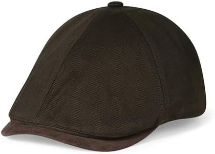 CLAPE Newsboy Cap for Men Vintage Flat Ivy Hat Classic Gatsby Driving Beret Lightweight Breathable Short Brim Golf Flat Cap