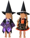 2 pcs 18 inch Doll Clothes and Accessories for American 18 inch Girl Doll Clothes Gift, American Doll Halloween Costumes Gifts for Little Girls (No Doll) (Halloween)