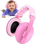 Vanderfields Baby Ear Protection – Noise Reduction Earmuffs for Babies, Toddlers and Infants of 3-48 Months - Sweet Pink