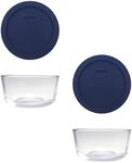 Pyrex Storage 4-Cup Round Dish with