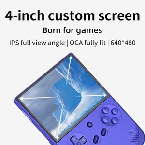RG40XXV Retro Handheld Game Console, Blue – Portable Gaming Device