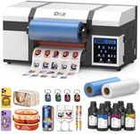 DXZ A3 UV DTF Printer with Laminator, Dual XP600 Printheads, Auto-Clean & White Ink Stirring – Upgraded All-in-One Sticker Printer for 300+ Materials