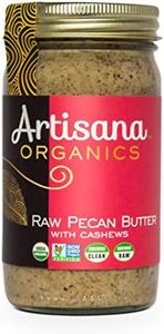 Artisana Organics Raw Pecan Butter with Cashews - No Sugar Added, Just Two Ingredients - Vegan, Paleo, and Keto Friendly, Non-GMO, 14oz Jar