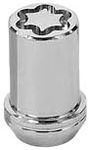 McGard 25257 Chrome Tuner Style Cone Seat Wheel Locks, M12 x 1.5 Thread Size, Set of 4