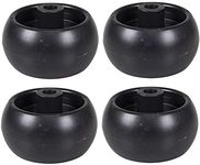 2 Sets of 2 Plastic Lawnmower Deck Wheels for Snapper, Simplicity, Snapper Pro, Ferris 1500 Series 1714760