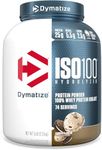 Dymatize ISO100 Hydrolyzed Protein Powder | 25g of 100% Whey Protein Isolate | Hydrolyzed for Fast Absorption, Easily Digestible, High Protein, Low Sugar | 5LB (Cookies & Cream)