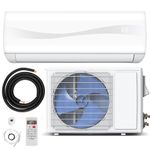 DORTALA 24000 BTU Mini Split Air Conditioner & Heater, 18.5 SEER2 208-230V Pre-Charged Inverter Heat Pump System, Wall Mounted Ductless AC Unit with Control & Installation Kit