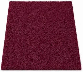 FloorTags Vinyl Mesh Mat 4' x 16', 1/2" Thick, Burgundy