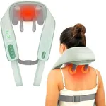 Snailax Cordless Neck Shoulder Massager with Heat, 4D Deep Tissue Kneading, Shiatsu Back Massager Pillow for Neck, Shoulder, Christmas Gifts for Men, Women