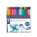 STAEDTLER 3001 TB36 ST Double-Ended Watercolour Brush Pen, 1 Count (Pack of 1), Multicolor