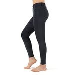 beroy Horse Riding -Pants Women Equestrian-Breeches - Ladies Training Horseback Riding Tights Full Seat Silicone Pockets