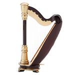 The Harp Model, the Mini Wooden Harp Instrument Model with a Beautiful Gift Box, for Ornaments and Gifts.