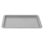 Salter BW02775G Marblestone Baking Tray – 38cm Non-Stick Oven Sheet, Lightweight Carbon Steel, Easy Wipe Clean, Rectangular Cookie Tray, Oven Safe to 220°C, PFOA Free, For Cooking, Baking, Roasting