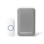 Honeywell Home RDWL313P2000 Wireless Plug-in Doorbell with Push Button, Strobe Light