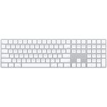 Apple Magic Keyboard with Numeric Keypad: Bluetooth, Rechargeable. Works with Mac, iPad or iPhone; US English, Silver