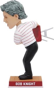 Bob Knight Indiana Throwing Chair Bobblehead College