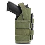 ACEXIER Universal Tactical Molle Pistol Gun Holster Adjustable Handgun Holster for 9mm G1ock 1911 G17 18 19 26 34, Ruger LCP, Beretta