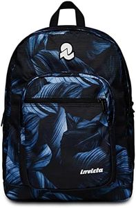Invicta Zaino JELEK FANTASY, Blu - Doppio Scomparto - Tasca Porta Pc, Tasca Borraccia, Organizer Interno - Zaino Scuola Ragazzi, Tempo Libero - Eco Material