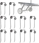Dfnidy 43783 Dethatcher Tines Replacement 10 Pack, for Agri-Fab Dethatcher, Thatcher Spring Tines Width 4.5" x Height 2" x Length 8.1", Upgrade Outdoor Yard Tools Lawn Mower Attachments