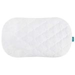 Bassinet Mattress Cover Compatible with Halo Bassinest Swivel Sleeper Bassinet Mattress Only, Waterproof and Soft White