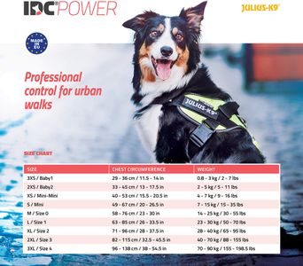 IDC Powerharness XL Dog Harness – Black