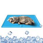 SNMIX Cat Cooling Mat/Dog Cool Mat, Non-Toxic Gel Self Cooling Pet Pad for Dogs Cats in Hot Summer - Durable 450 Micron Oxford Fabric Anti-Scratch, 40 x 30cm