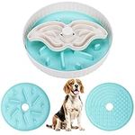 Belle Vous Puzzle Slow Feeder Dog Bowl - 500ml Interactive Dog Slow Feeder Bowl for Small-Large Dogs - Puppy & Dog Feeding Bowl To Slow Down Eating
