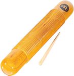 Meinl Percussion Wood Guiro Instrument - Hollow Musical Instrument with Finger Holes - Siam Oak, Natural (GU1AM)