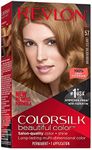 Revlon ColorSilk Beautiful Color Permanent Hair Color, 57 Lightest Golden Brown 1 Each (Pack of 6)