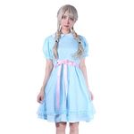 LTAKK Grady Twins Costume Women Scary Twins Dresses Adult Creepy Doll Cosplay for Halloween, A, XL