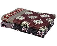 COMFORT WEAVE COTTON 300 TC SOLAPUR CHADDAR BLANKET (60" X 90"_MULTICOLOR) PACK of 2 PIECES