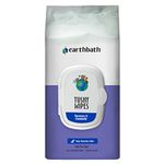 earthbath Tushy Wipes - Gentle Pet Wipes for Paws and Butt, Moisturizes Skin & Coat, Deodorizes, Freshens and Neutralizes Odors, with Rosemary & Chamomile Extracts - 100 Wipes (1 Pack)